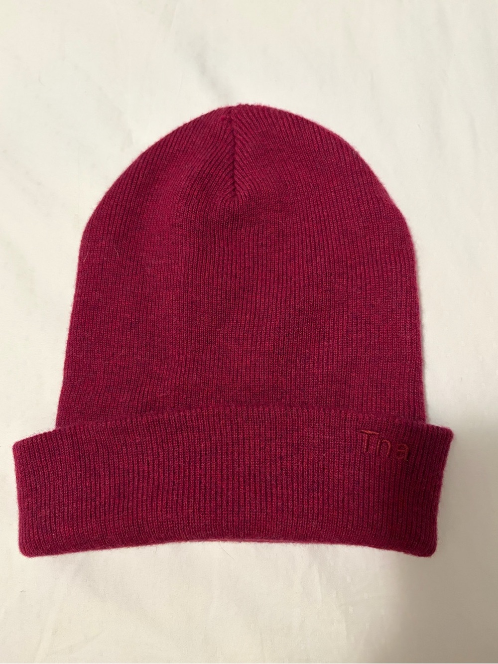 TNA Ribbed Beanie - Raspberry Pink